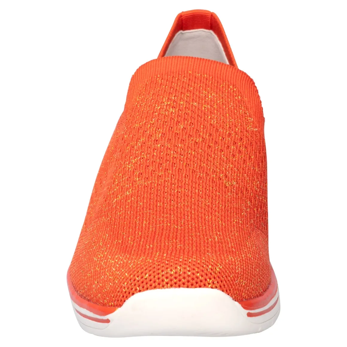 Slipper mit Keilabsatz „Federleicht“ koralle