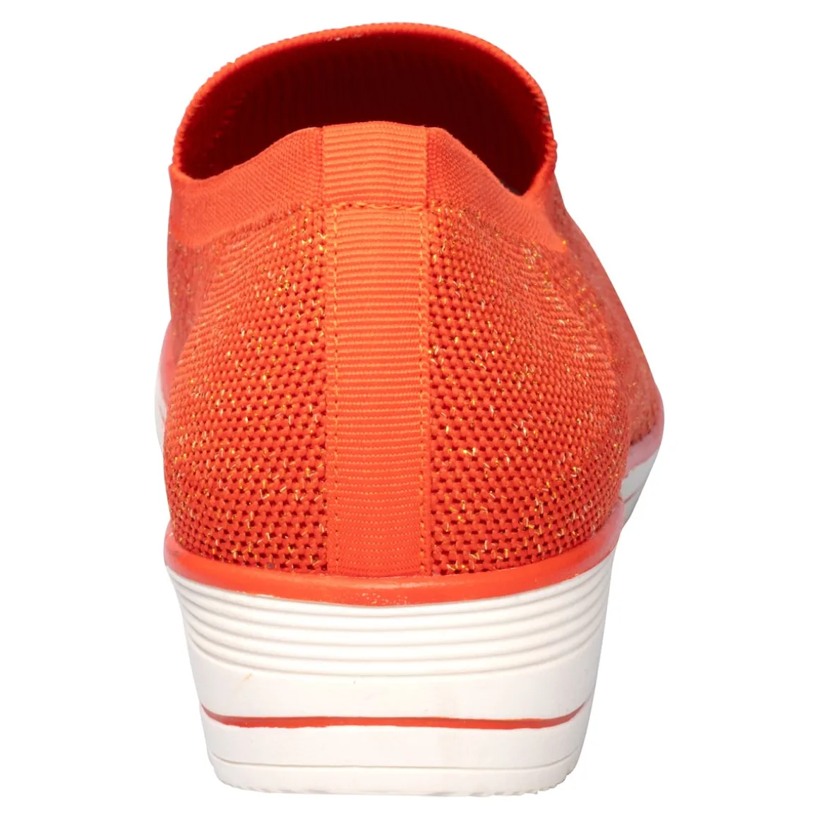 Slipper mit Keilabsatz „Federleicht“ koralle