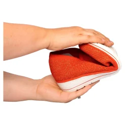 Slipper mit Keilabsatz „Federleicht“ koralle