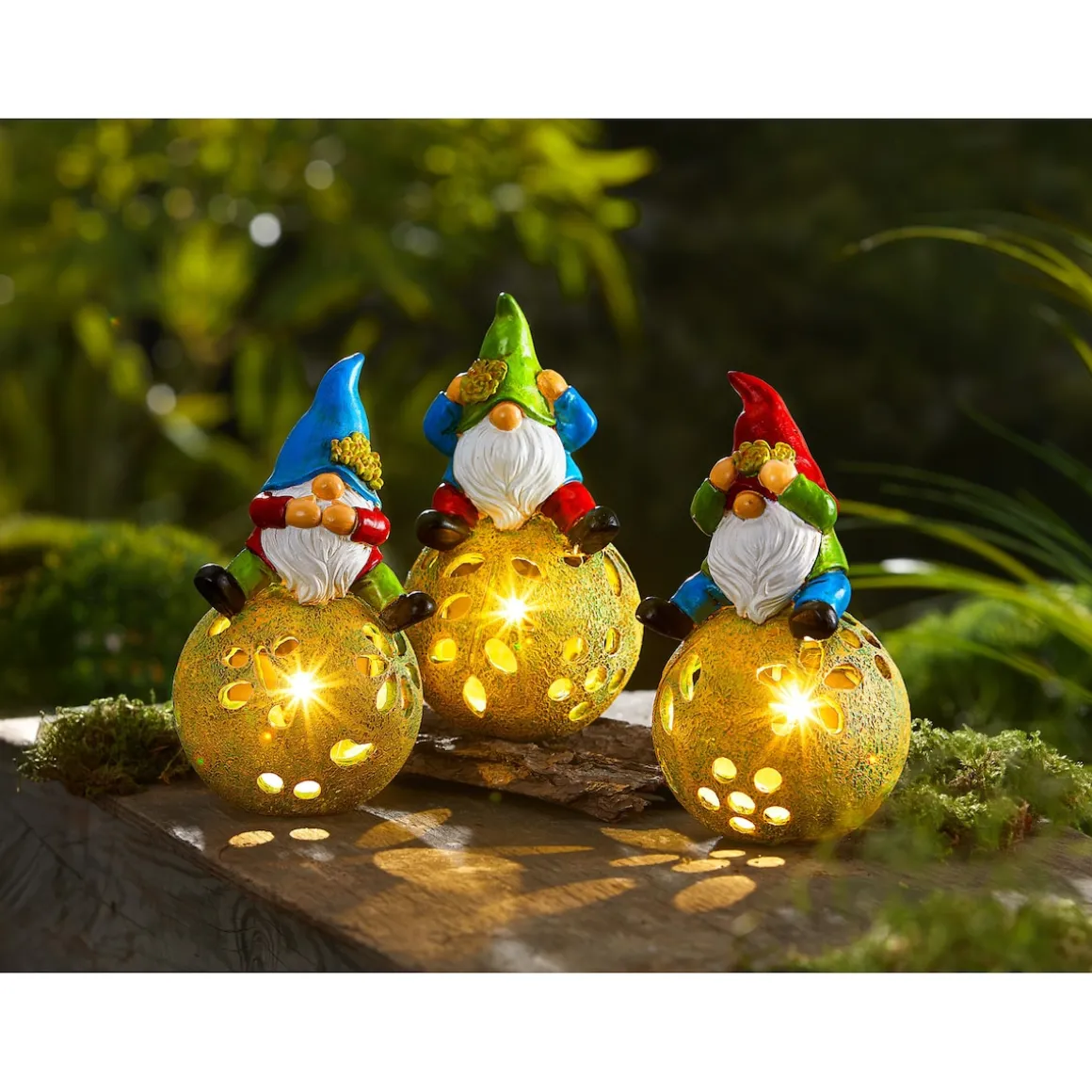 Solar-Dekofigur-Zwerg Hansi