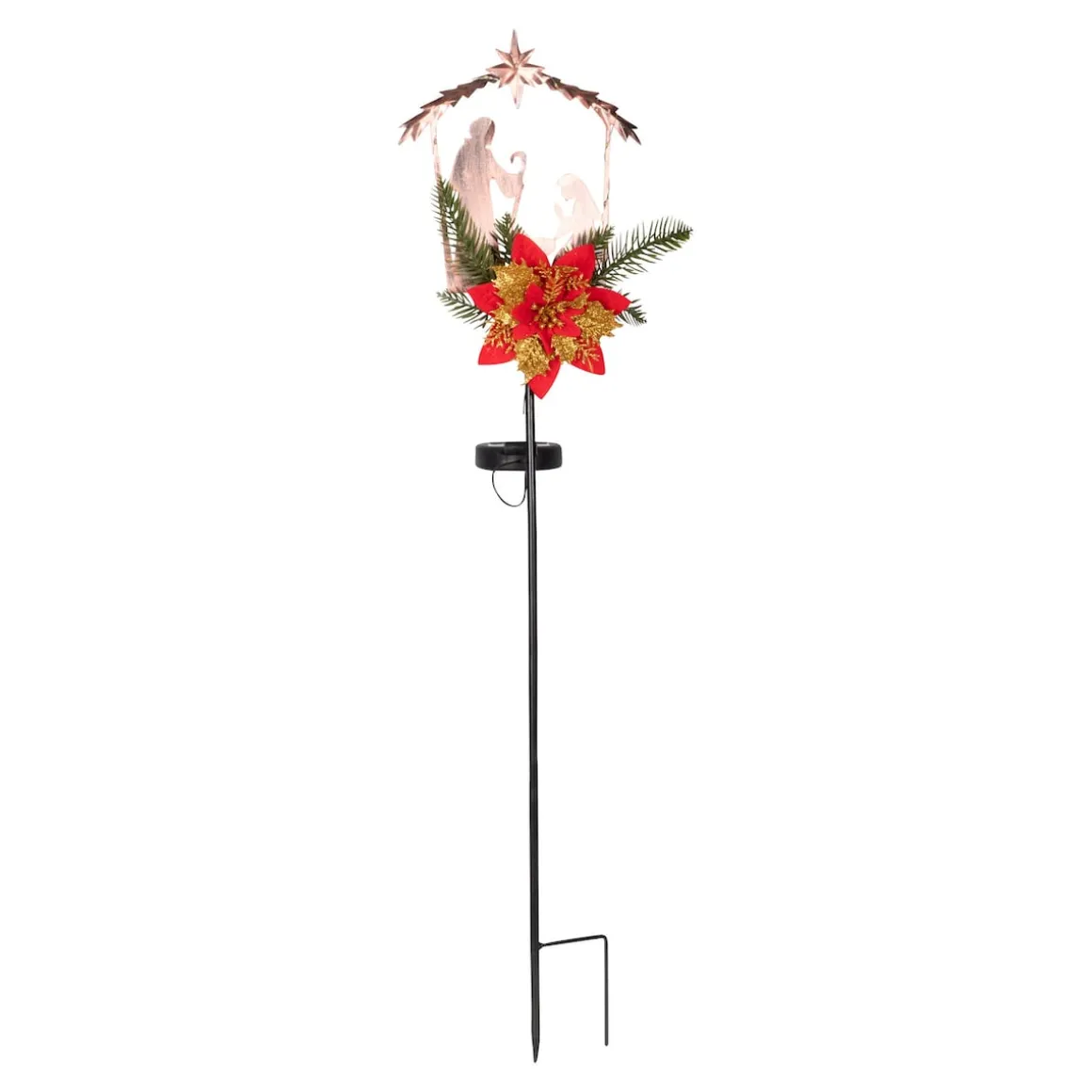 Solar-Gartenstecker Krippe