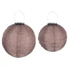 Solar-Lampion-Set, 2-teilig