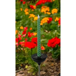 Solar-LED-Gartenstecker "Kerzen", 2 Stück