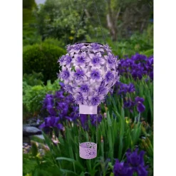 Solar-LED-Hängeleuchte "Hibiskus"