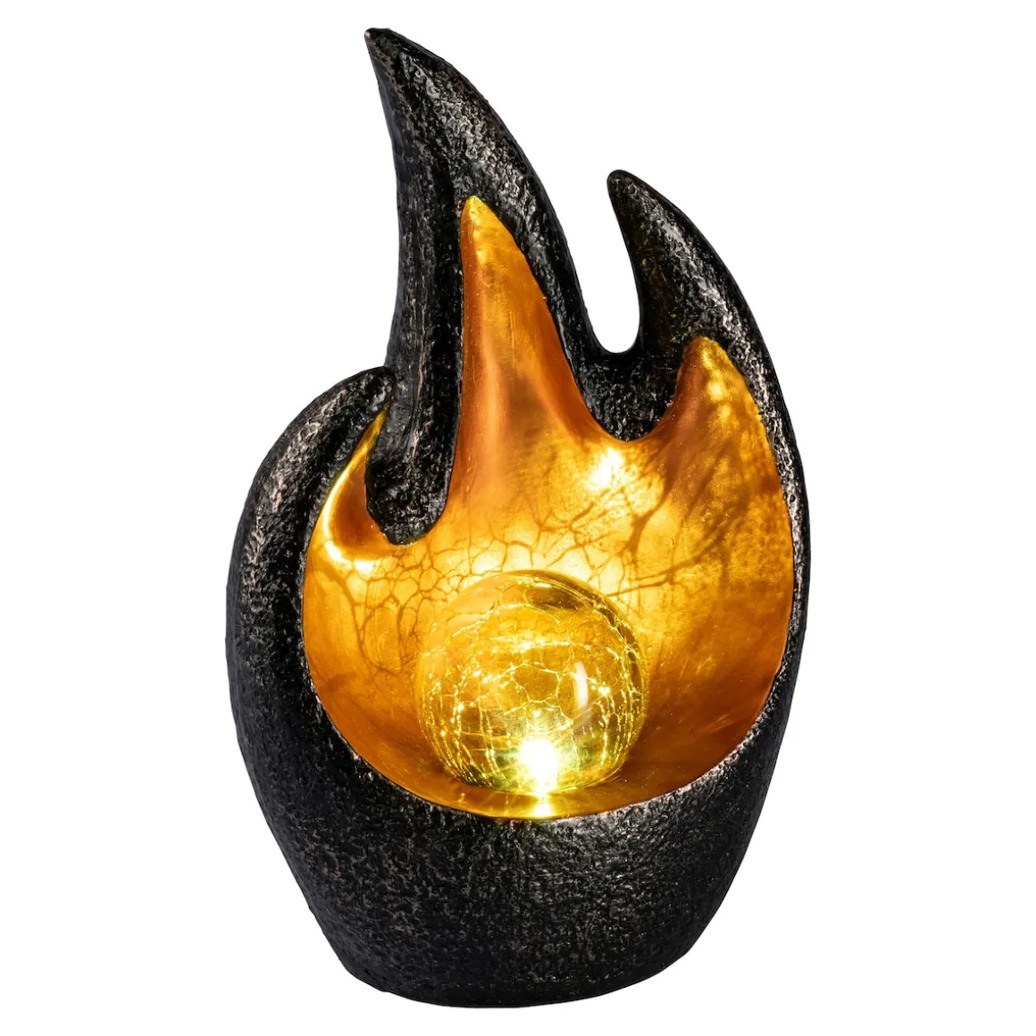 Solarleuchte Feuerstelle