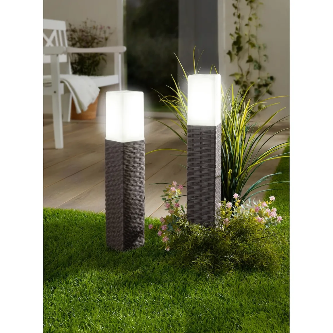 Solarleuchten „XXL“, 2 Stück