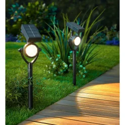 Solar-Sicherheits-Wegleuchte, 2 Stück