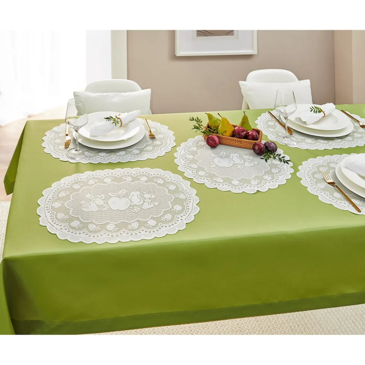 Spitzendeckchen „Früchte“