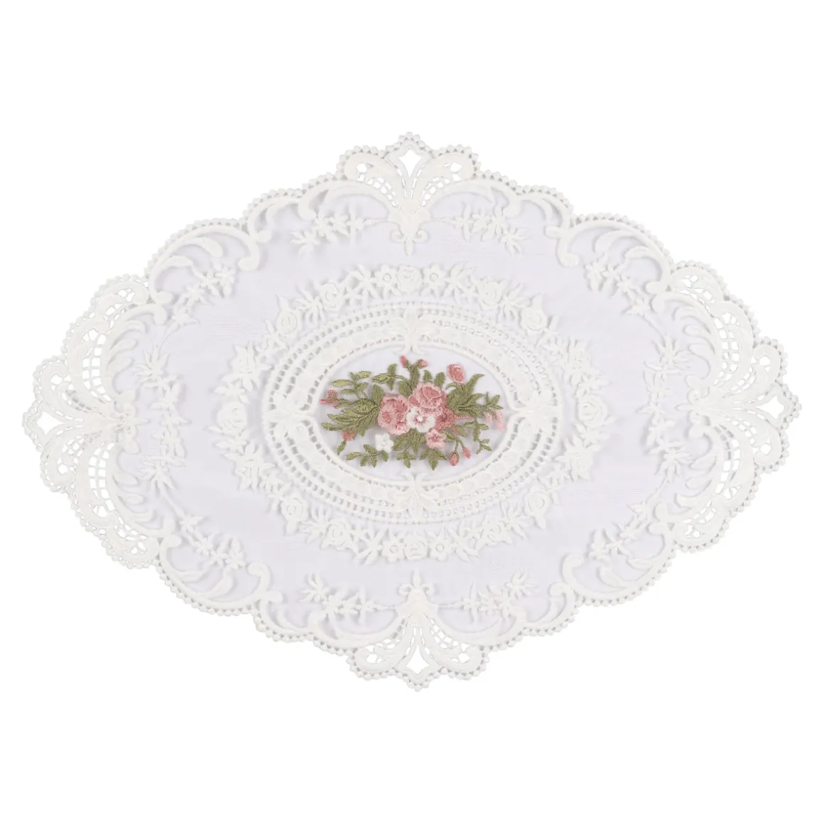 Spitzendeckchen „Rosenblick“