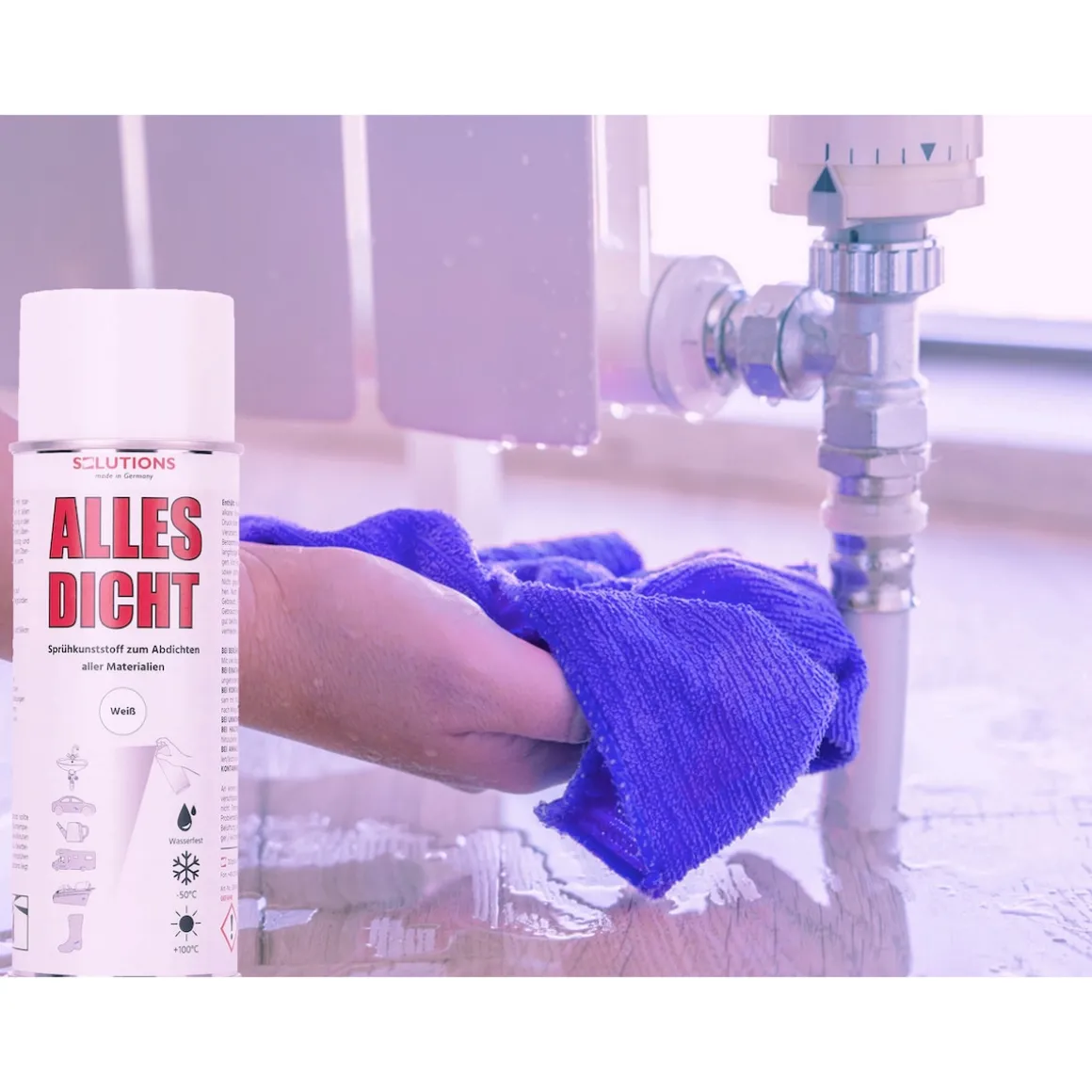 Spray „Alles Dicht“, 400 ml weiß
