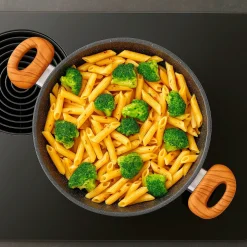 STONELINE Back to Nature Servierpfanne 24 cm | Holzoptik