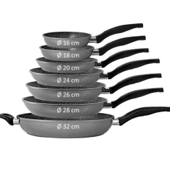 STONELINE Bratpfanne 26 cm | mit Deckel