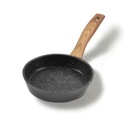 STONELINE Bratpfanne 14 cm | ohne Deckel - Holzoptik