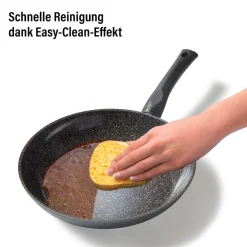STONELINE CERAMIC Keramik Kochgeschirr-Set 6-teilig 18/20/24 | mit Deckeln
