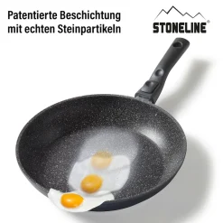 STONELINE Flex Schmorpfanne 24 cm mit abnehmbarem Griff | ohne Deckel
