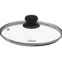 STONELINE Glasdeckel 26 cm | Schwarz