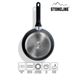 STONELINE Kochgeschirr-Set 11-teilig 18/20/24 Roségold | mit Deckeln