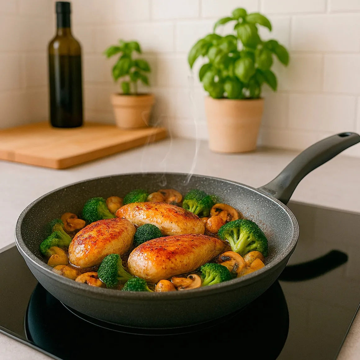 STONELINE Made in Germany Pfannen-Set 3-teilig 20/24/28 | ohne Deckel