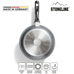 STONELINE Made in Germany Bratpfanne 24 cm | ohne Deckel