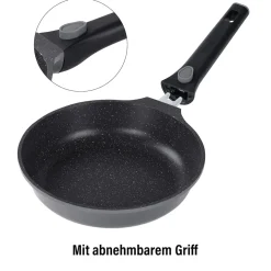 STONELINE SMART Bratpfanne 24 cm mit abnehmbarem Griff - Grau