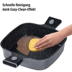 STONELINE SMART Servierpfanne Eckig 24 cm | mit Deckel