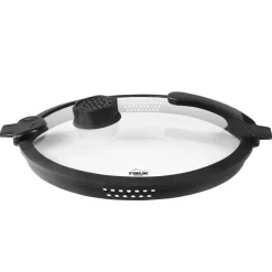 STONELINE SMELL WELL FUTURE Glasdeckel 32 cm mit SMELL WELL Funktion | Schwarz