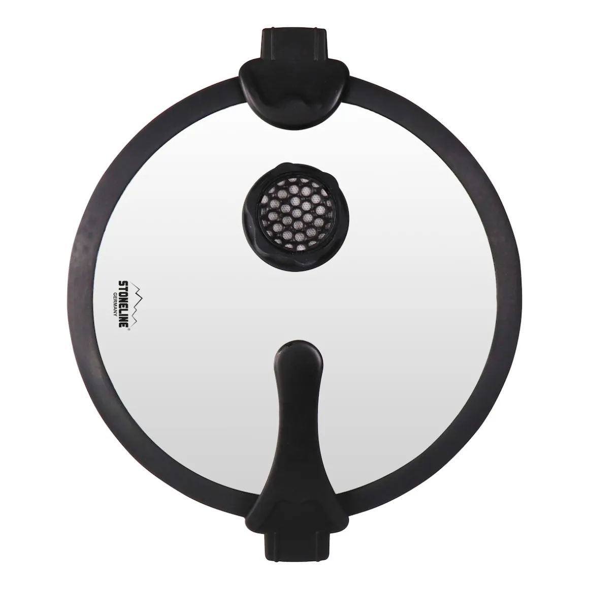 STONELINE SMELL WELL FUTURE Glasdeckel 32 cm mit SMELL WELL Funktion | Schwarz