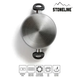 STONELINE XXL Kochtopf 28 cm | mit Deckel
