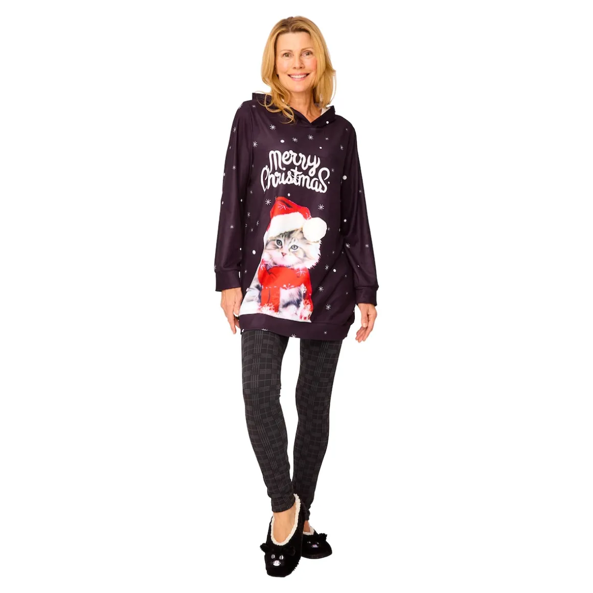 Sweatshirt „Weihnachtskatze“