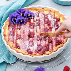 Tarteform 27 cm, Keramik KITCHEN TIME Weiß