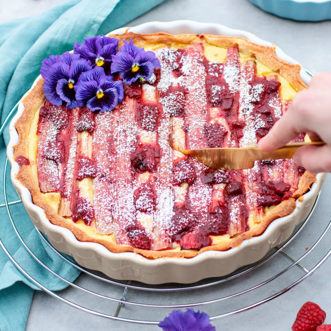 Tarteform 27 cm, Keramik KITCHEN TIME Grau