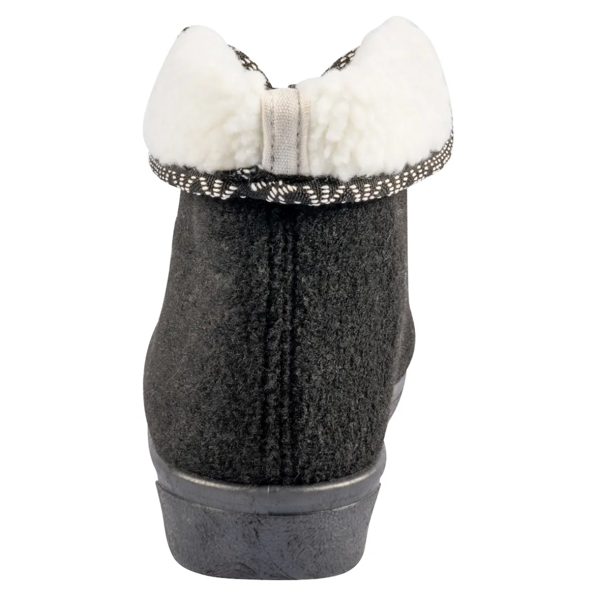 Thermo-Hausschuh schwarz