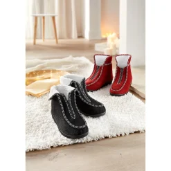 Thermo-Hausschuh schwarz