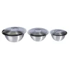 Thermoschüssel mit Deckel, Edelstahl Set