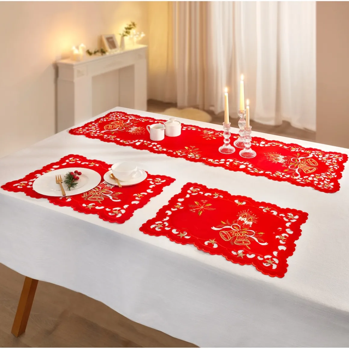 Tischläufer „Glockenspiel“, 140x40 cm