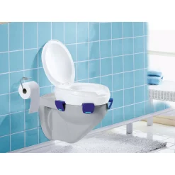 Toilettensitzerhöhung "Klipp" mit Deckel