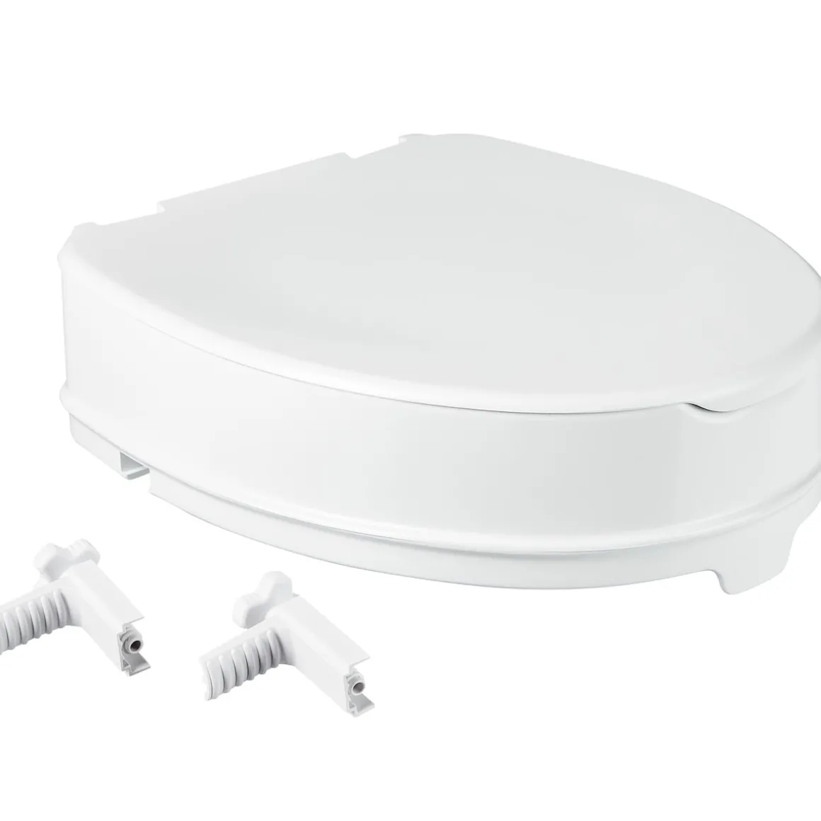Toilettensitzerhöhung mit Deckel