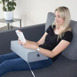 Trapezkissen mit Wärme und Massage Grau