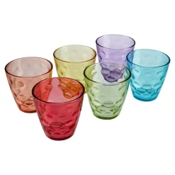 Trinkgläser "Kunterbunt", 6 Stück je 220 ml