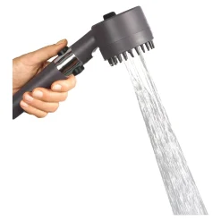 Turbo-Duschkopf-Set „3 in 1“ + Gratis Wandhalterung