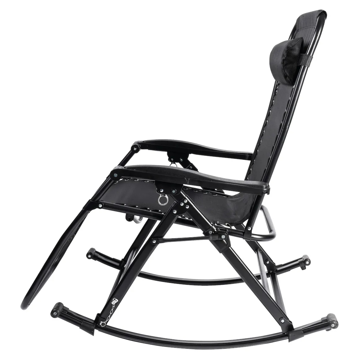 Variabler-Schaukelstuhl "Ergo" mit Liegefunktion, Fußstütze und verstellbarem Kissen