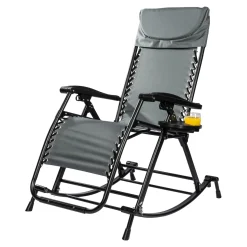 Variabler-Schaukelstuhl "Premium" grau