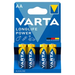 Varta-Longlife-Power-Batterien AA, 4 Stück