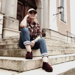 Verbandschuh Genua bordeaux