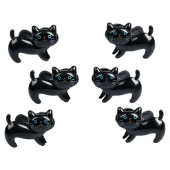 Verschlussclips „Katzen“, 6 Stück