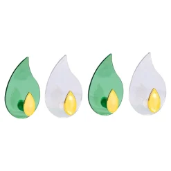 Wandhaken „Blätter“, 4 Stück