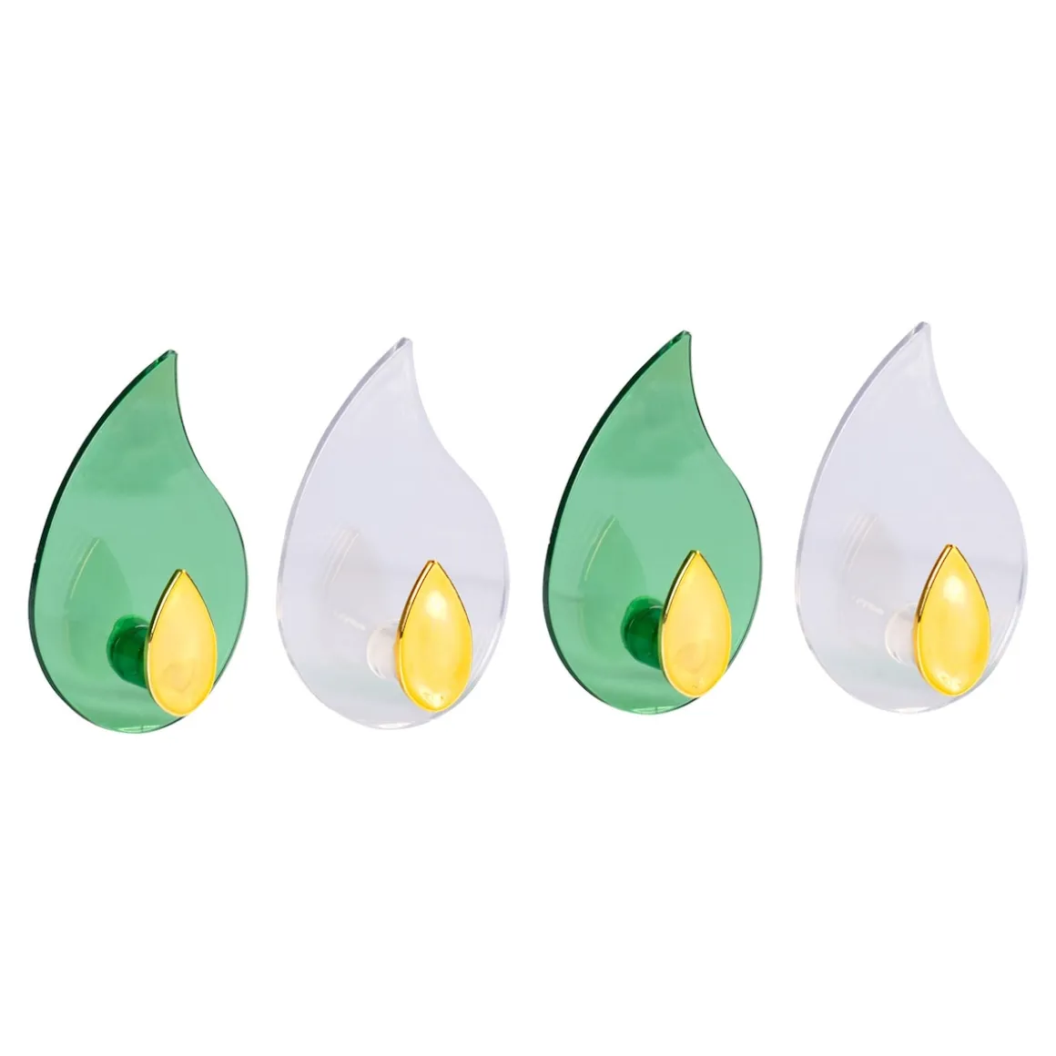 Wandhaken „Blätter“, 4 Stück