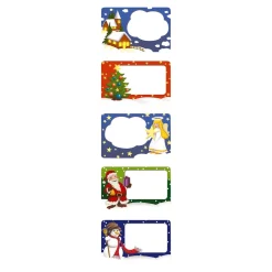 Weihnachts-Etiketten, 100 Stück