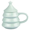 Weihnachtstasse „Tannenbaum“ mit Deckel, 270 ml grün