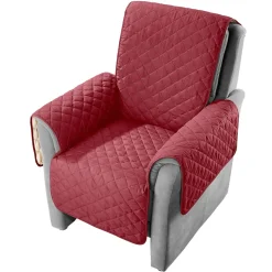 Wende-Sesselschoner bordeaux